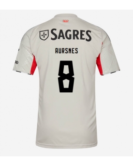 Billige Fotballdrakt Benfica Fredrik Aursnes #8 Replika Bortedrakt 2025-26 Kortermet Billige Fotballdrakt Benfica Fredrik Aursnes #8 Replika Bortedrakt 2025-26 Kortermet
